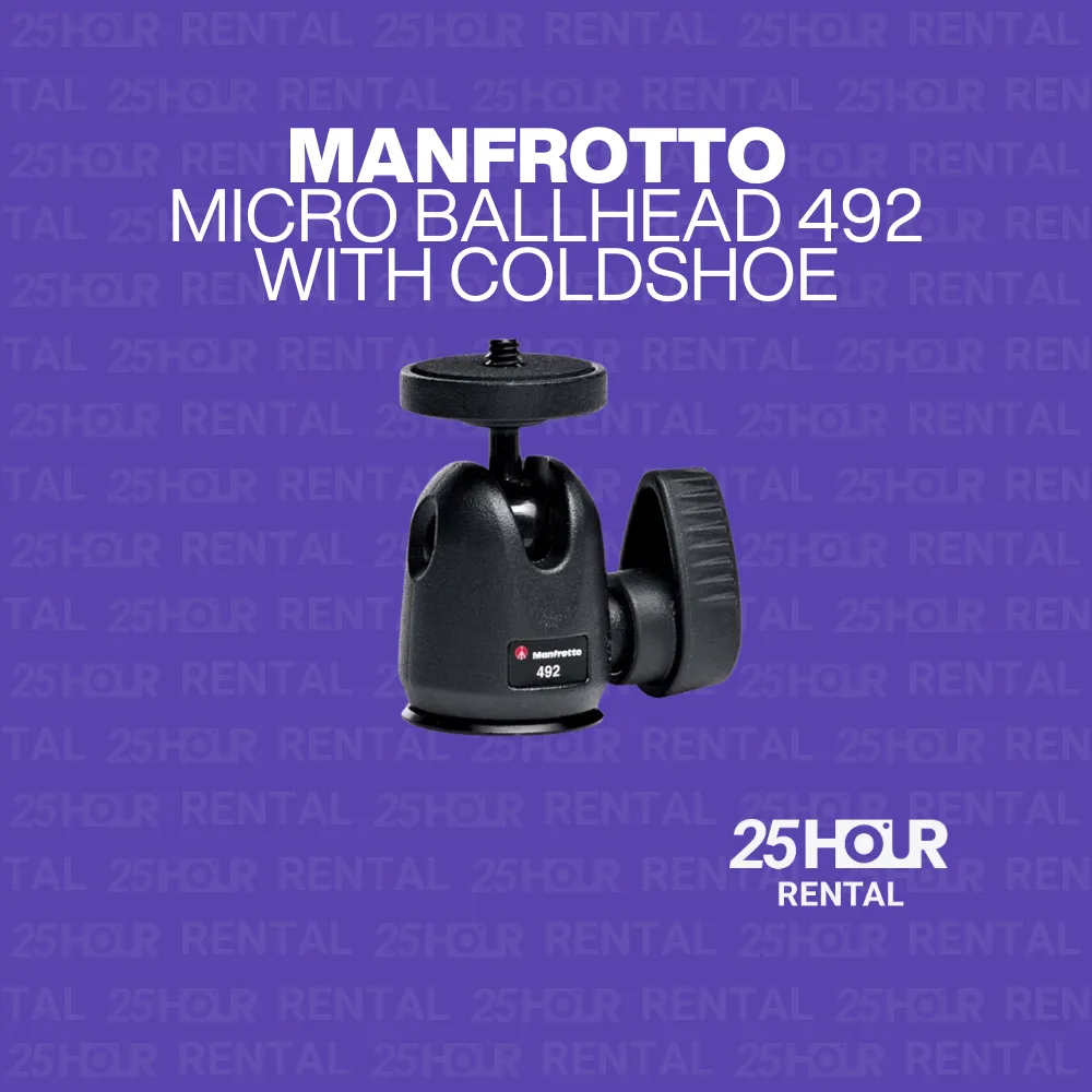 MANFROTTO MICRO BALLHEAD 492 WITH COLDSHOE