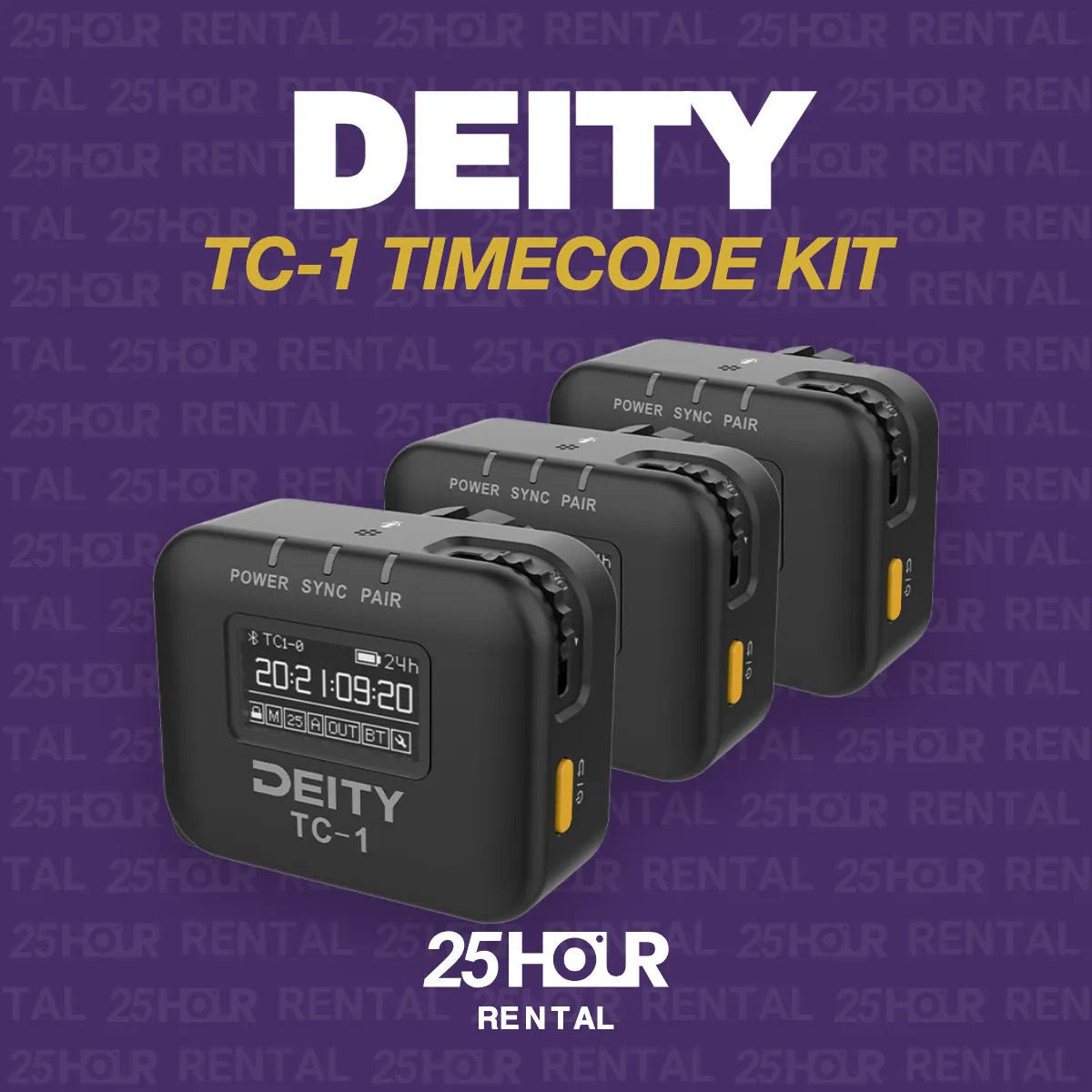 Deity TC-1 Timecode Kit (3×)