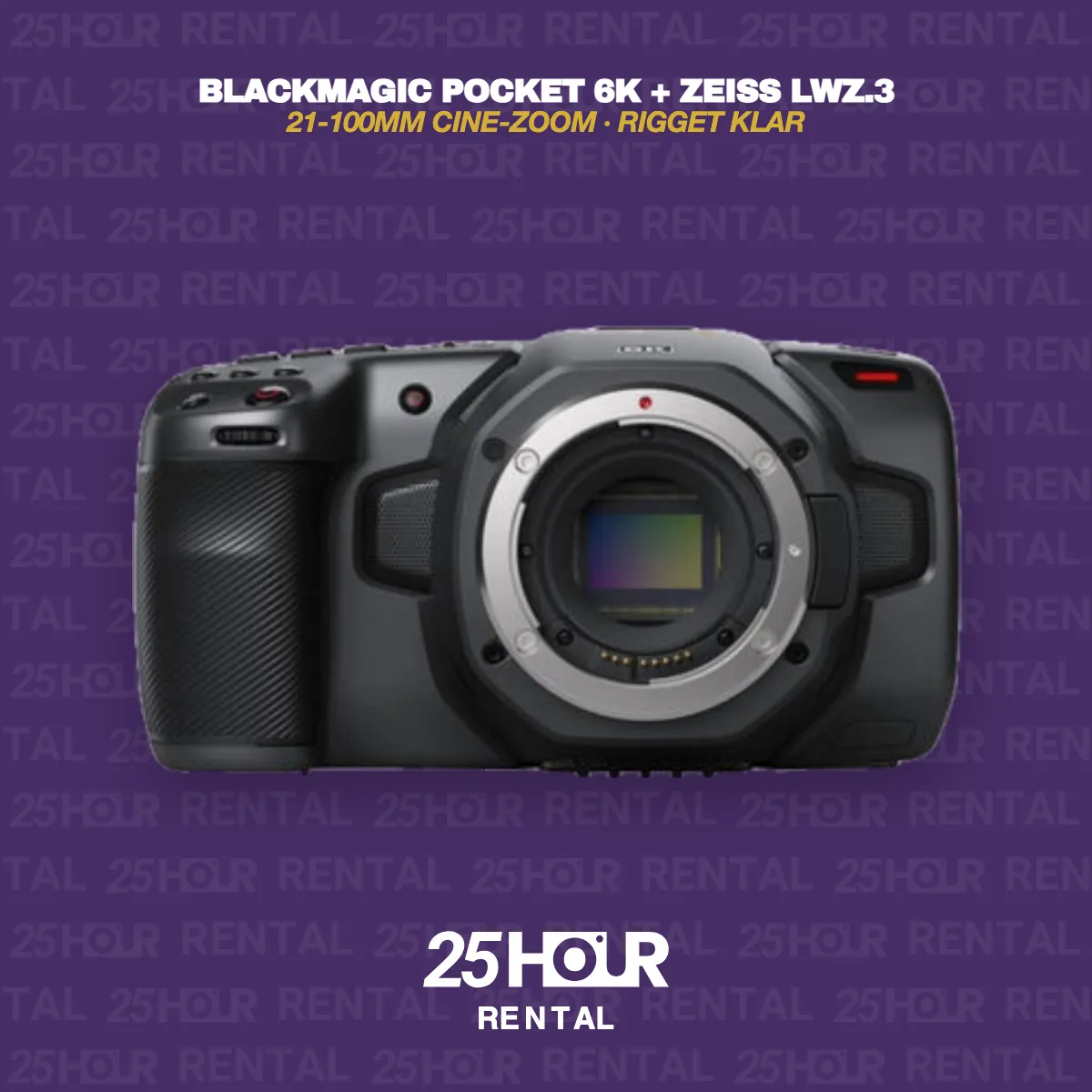 BLACKMAGIC POCKET 6K + ZEISS LWZ.3 CINE ZOOM KIT