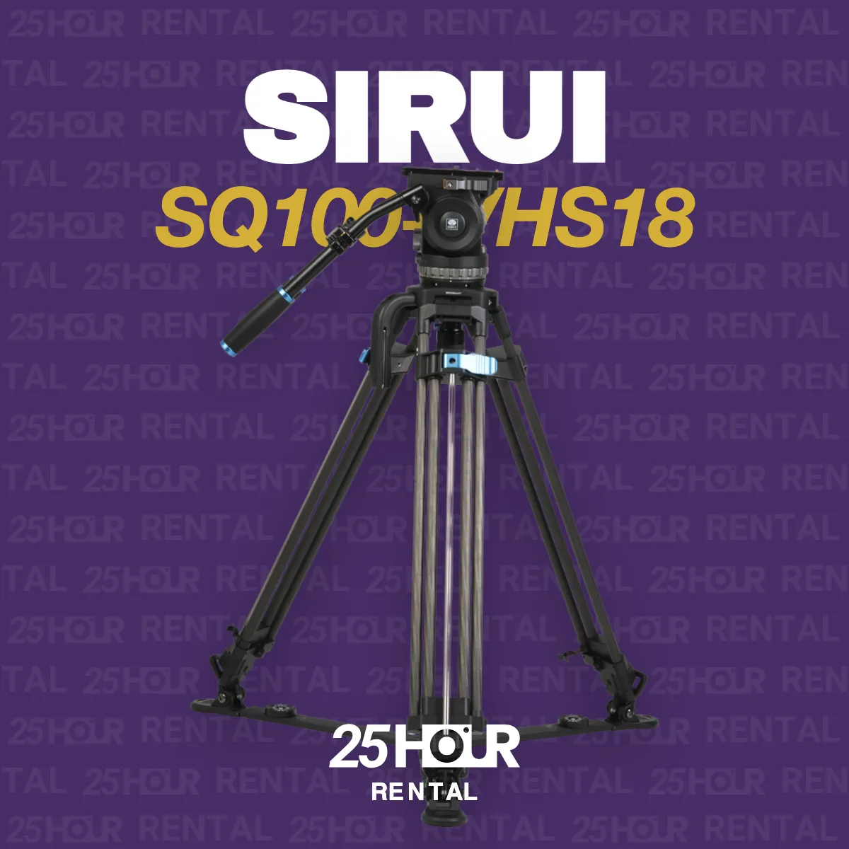 Sirui SQ100+VHS18 Pro Video Tripod