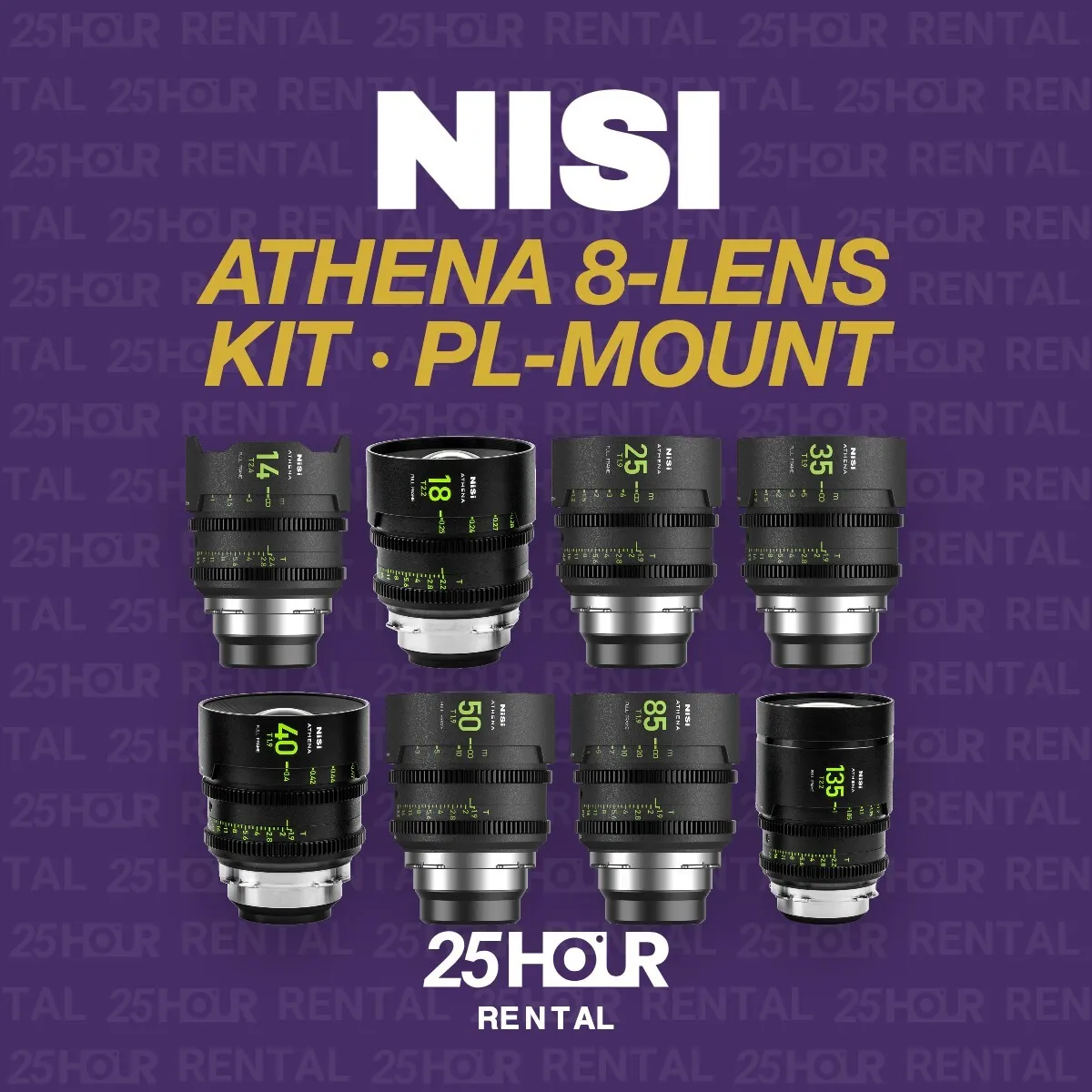 Nisi Athena 8 Lens Kit - PL Mount