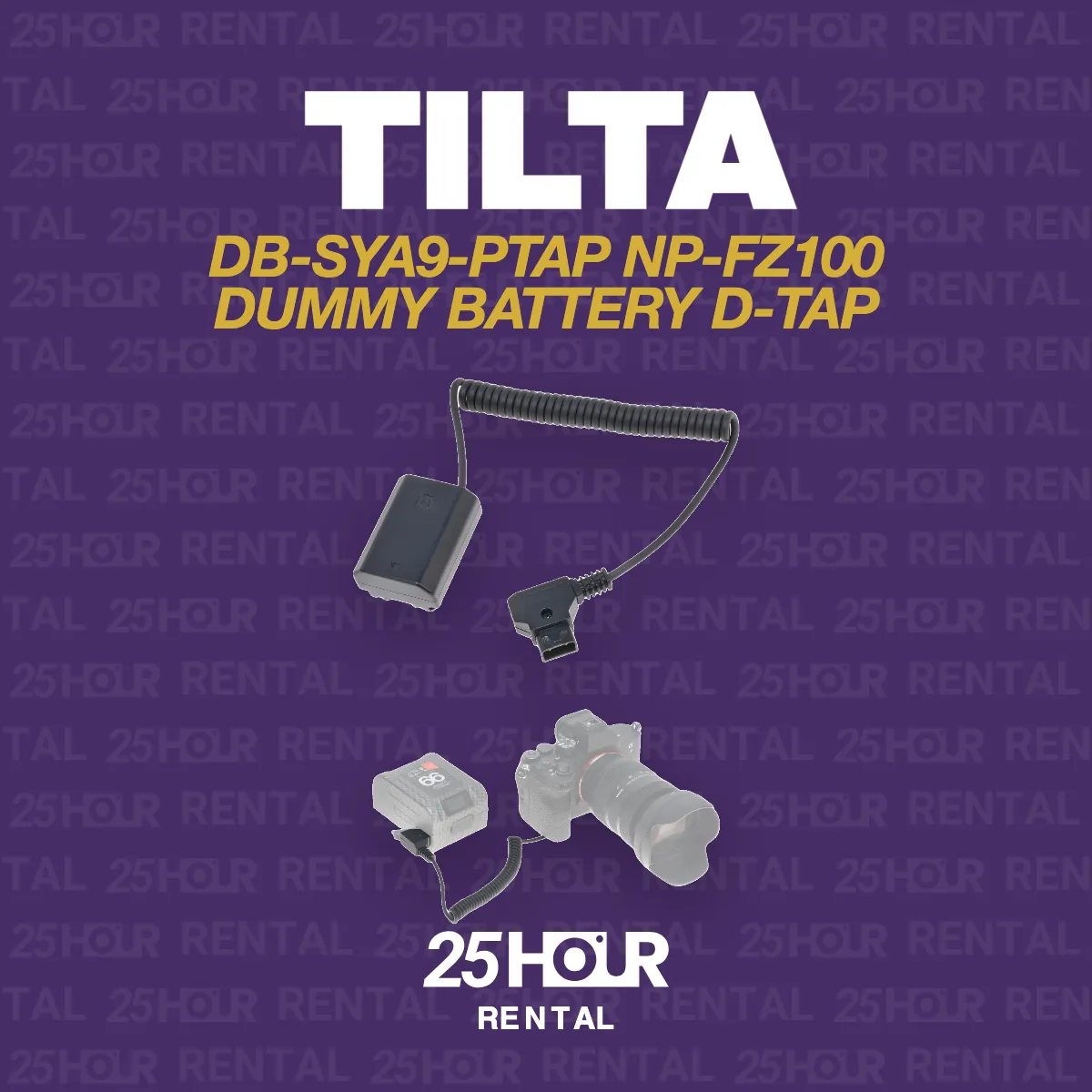 Tilta DB-SYA9-PTAP - NP-FZ100 dummy batteri med D-Tab