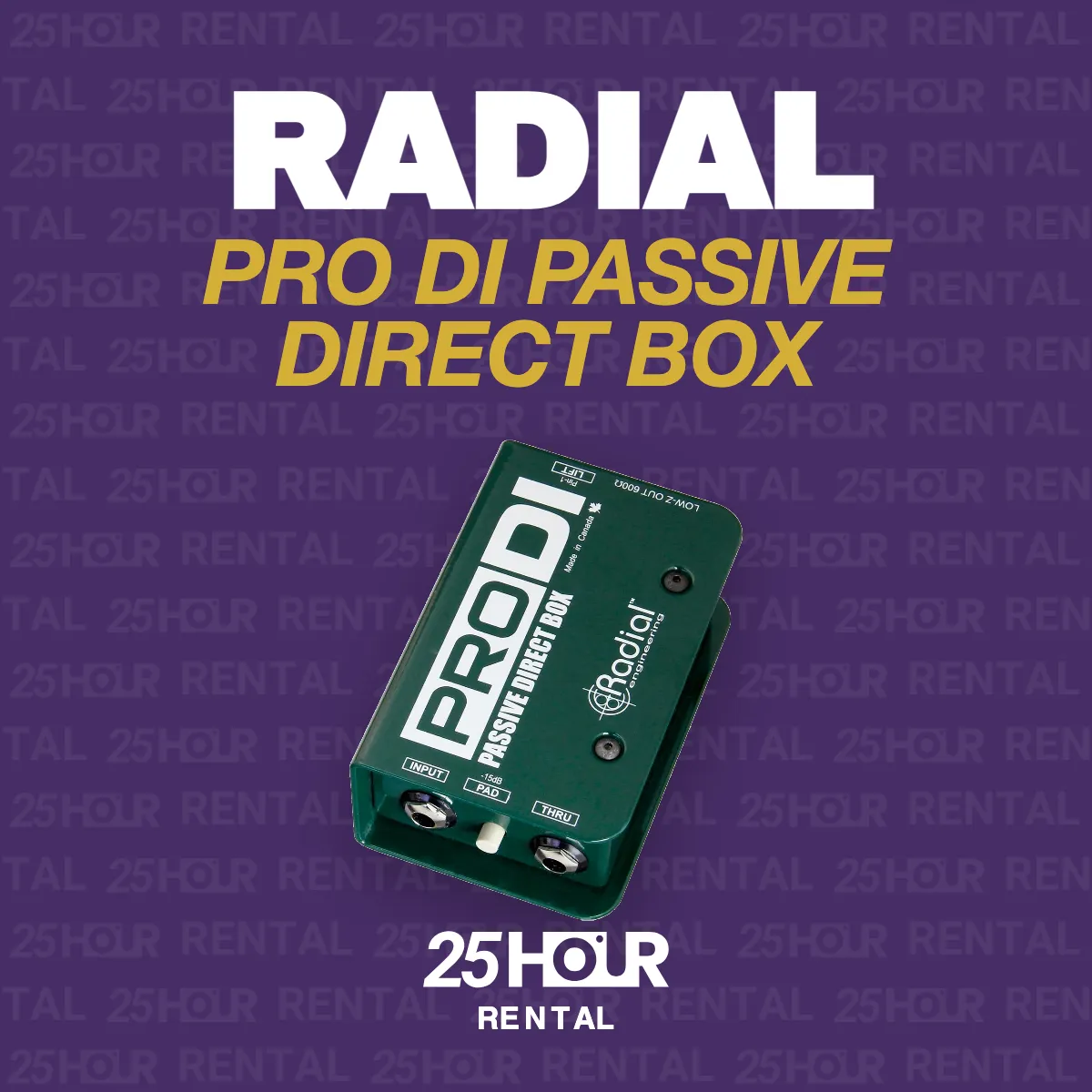 RADIAL PRO DI - PASSIVE DIRECY BOX