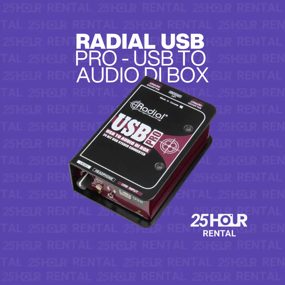 RADIAL USB PRO - USB TO AUDIO DI BOX