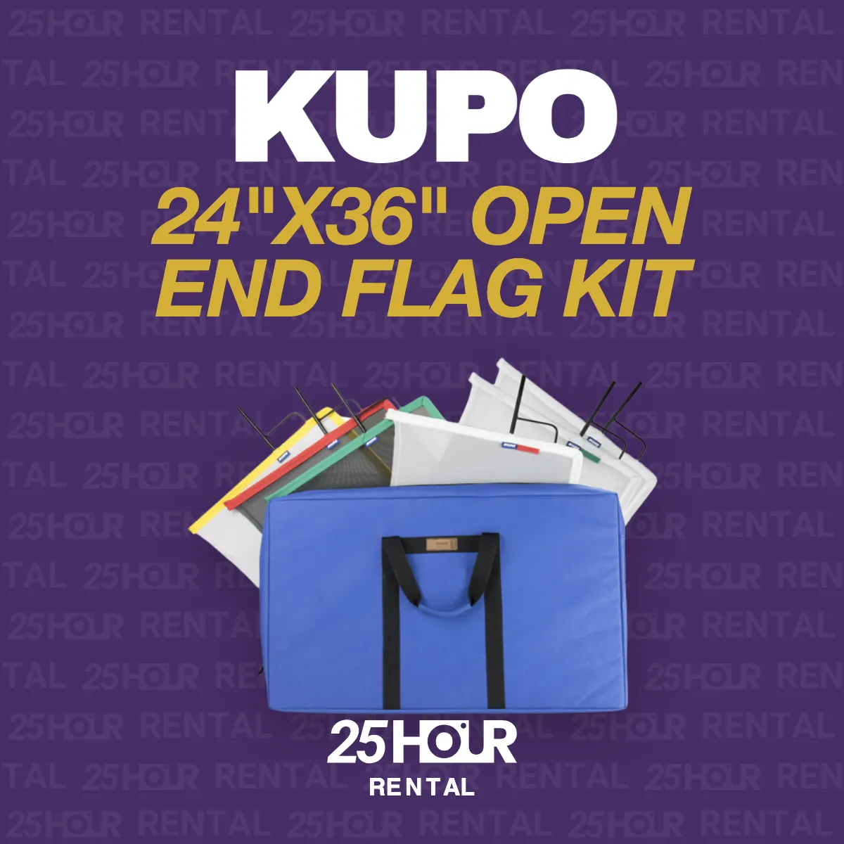 KUPO 24''x 36'' Open End Flag Kit