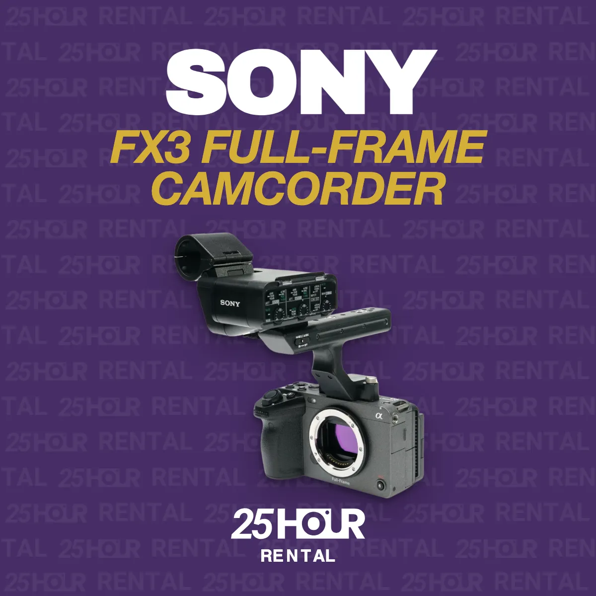 Sony FX3 -Full-Frame - Camcorder