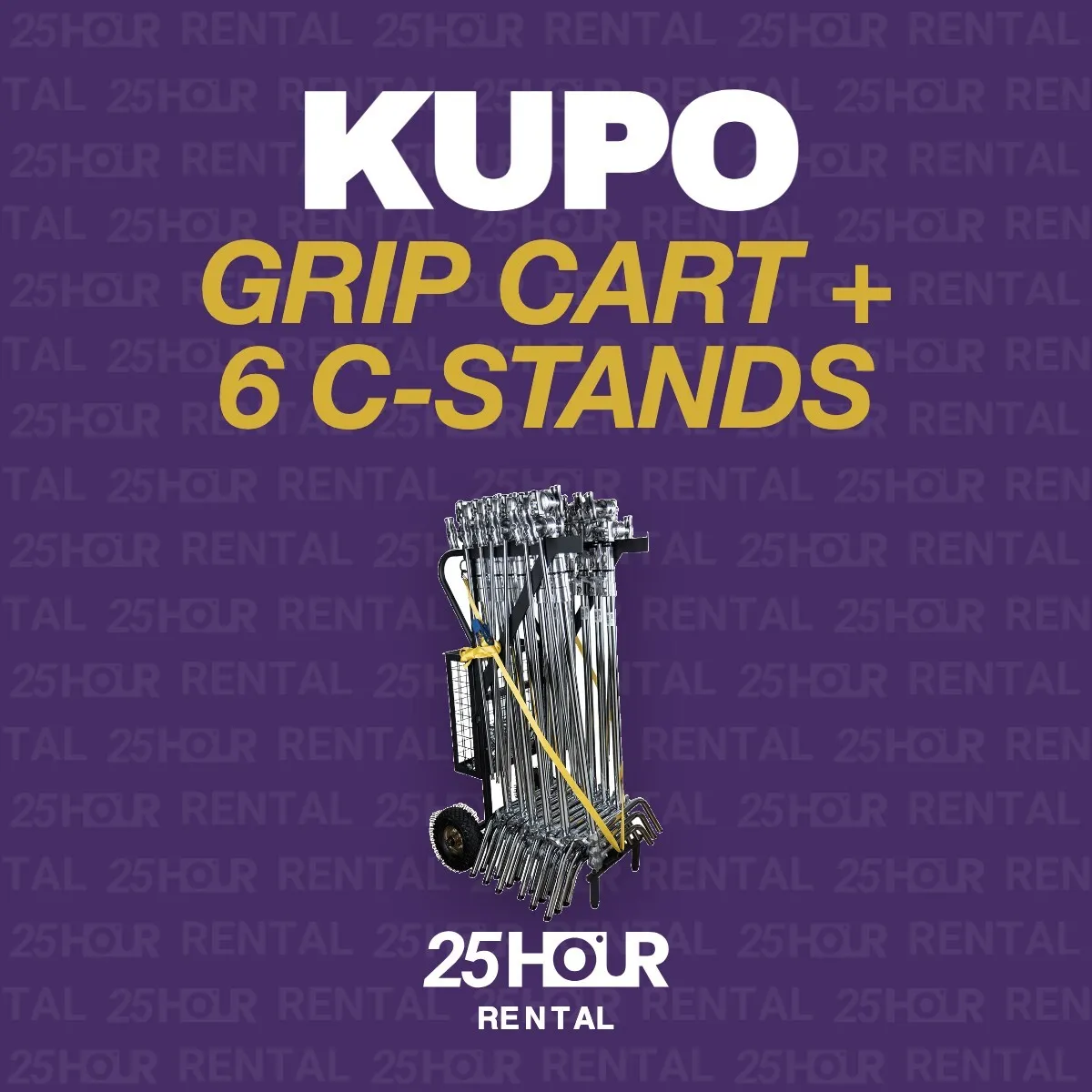 Grip cart + 6 C-stands BUNDLE