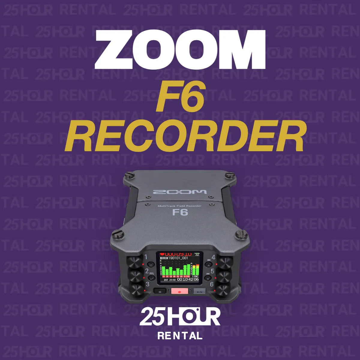 ZOOM F6 RECORDER