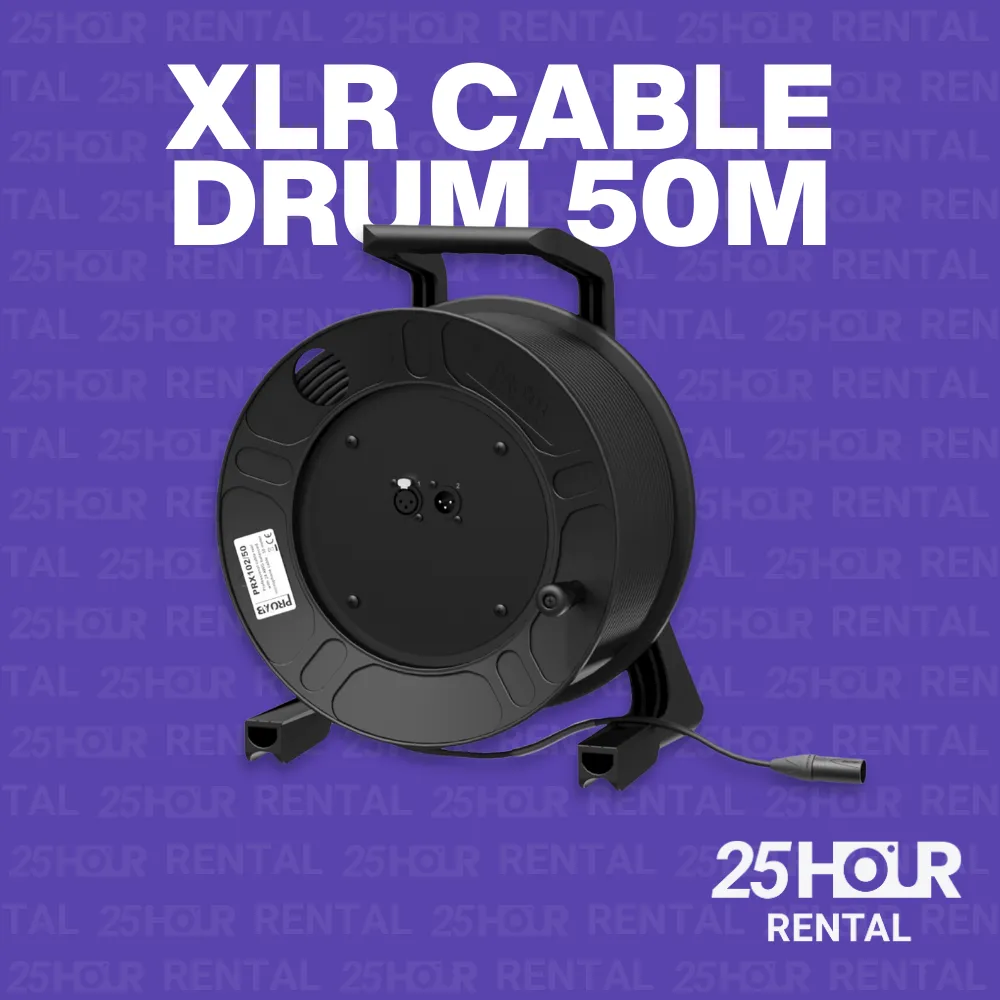 XLR CABLE DRUM 50M 