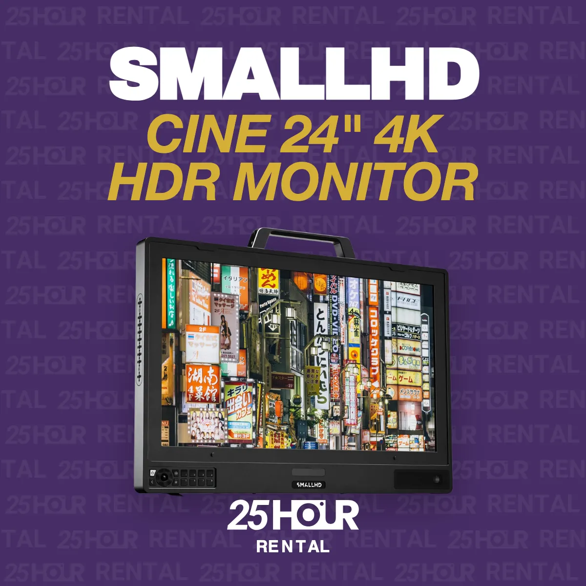 SmallHD - Cine 24" 4K - HDR Monitor + Vlock plate