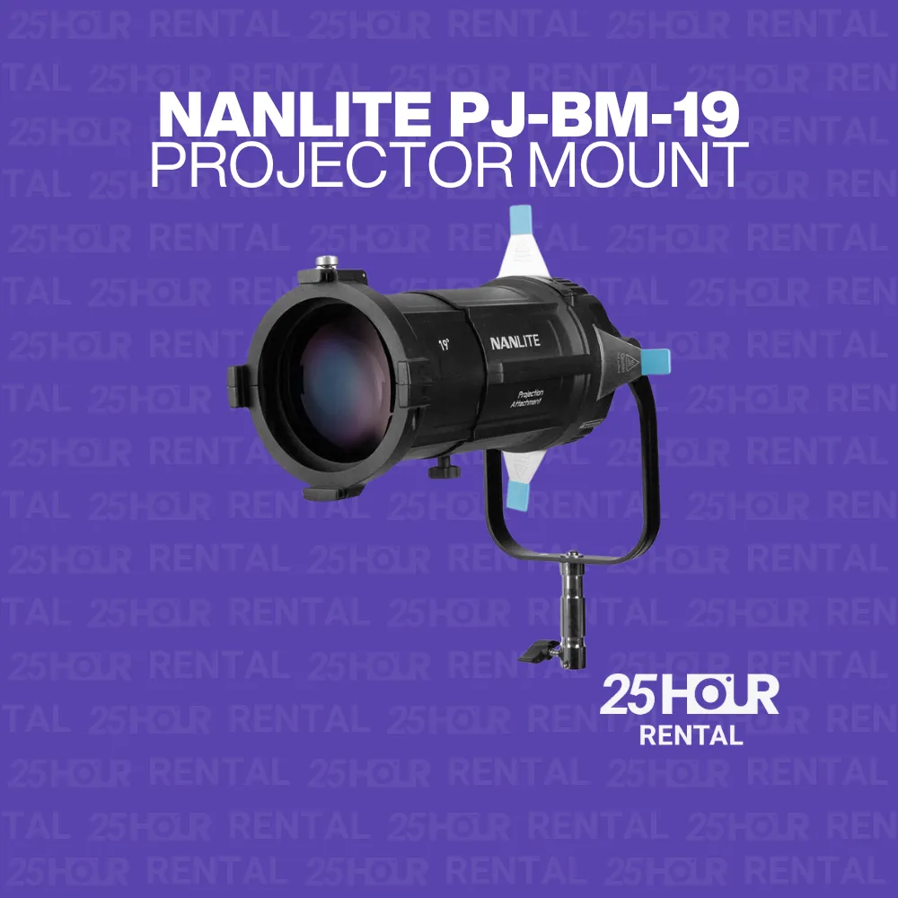 NANLITE PJ-BM-19 PROJECTOR MOUNT FOR BOWENS MOUNT W/19° LENS
