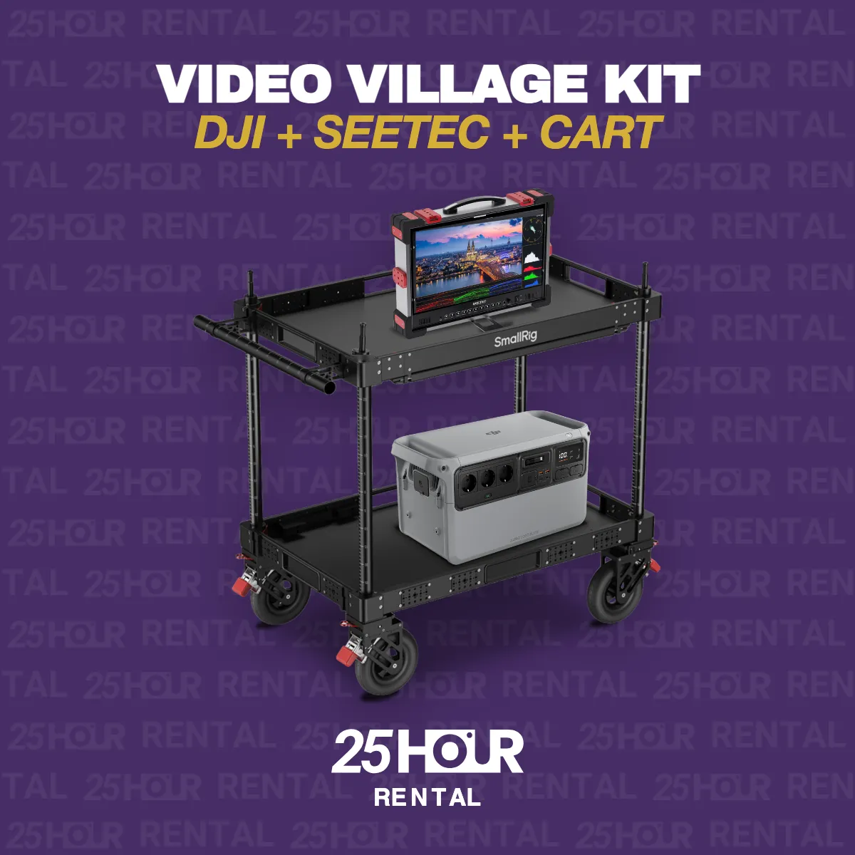 Video Village Kit (DJI Power + SEETEC 21,5" + cart)
