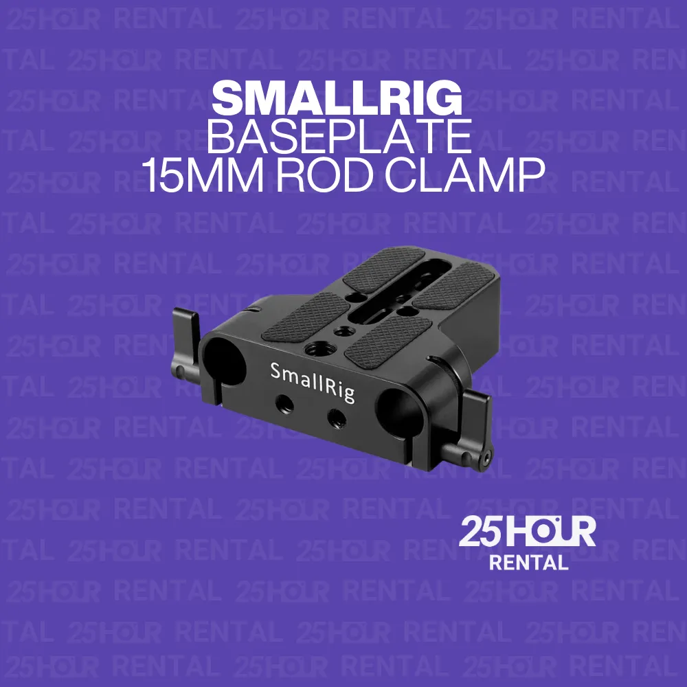 SMALLRIG BASEPLATE 15MM ROD CLAMP