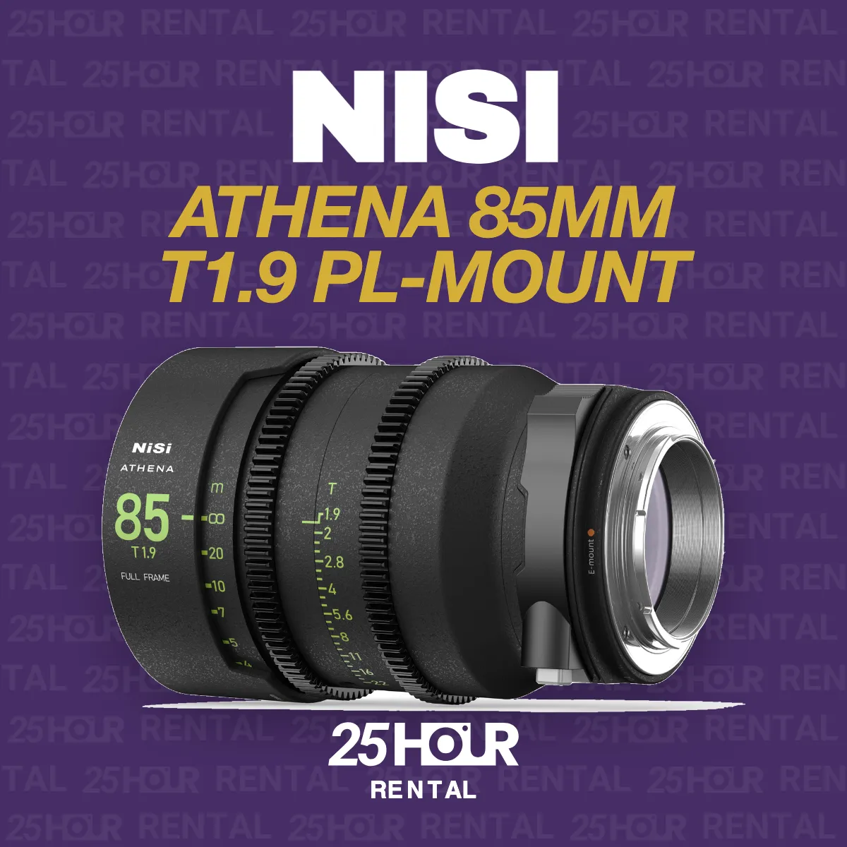 NISI ATHENA 85MM T1.9 PL-MOUNT