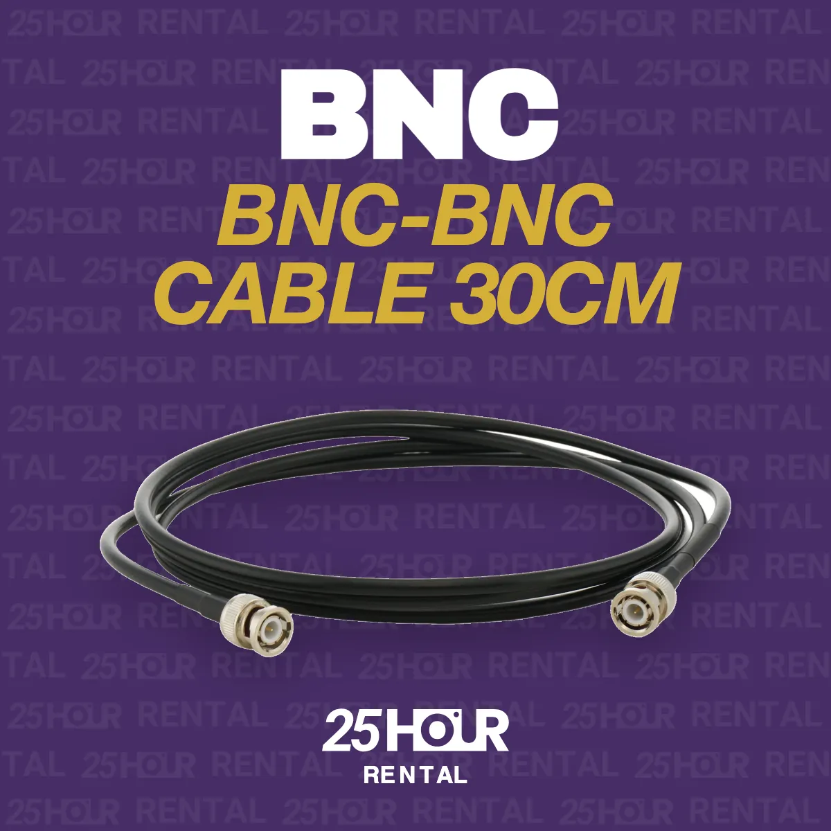 BNC-BNC kabel 30cm ex. stik