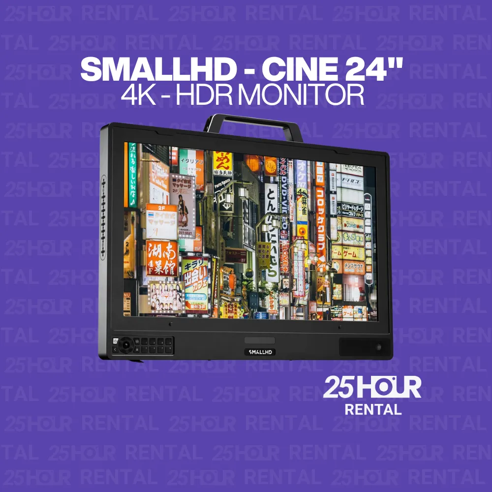 SmallHD - Cine 24" 4K - HDR Monitor + Vlock plate
