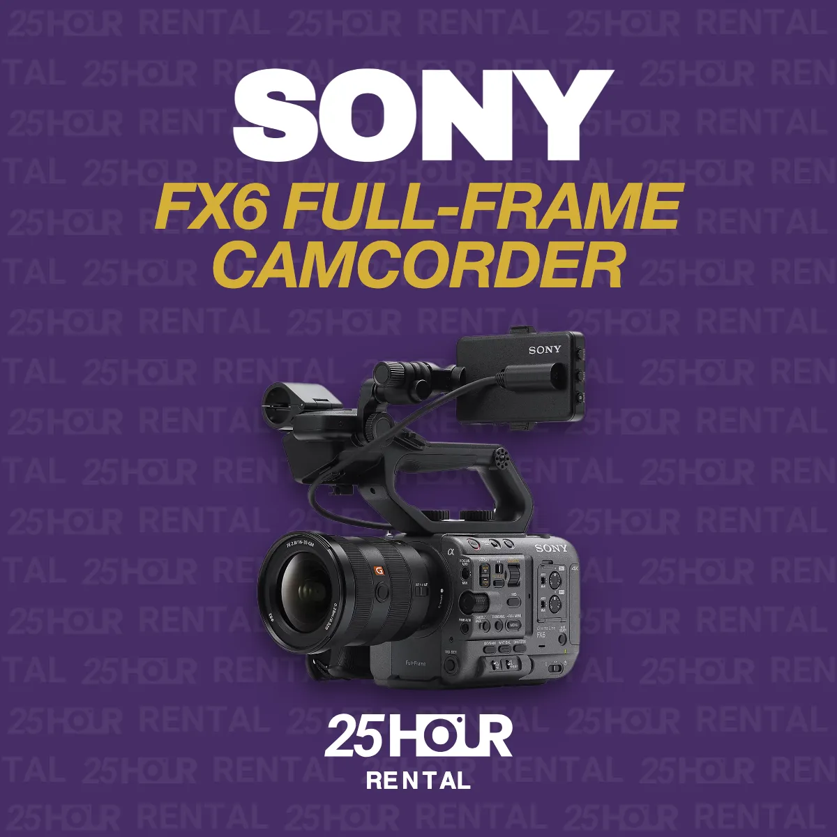 Sony FX6 - Full-Frame - Camcorder
