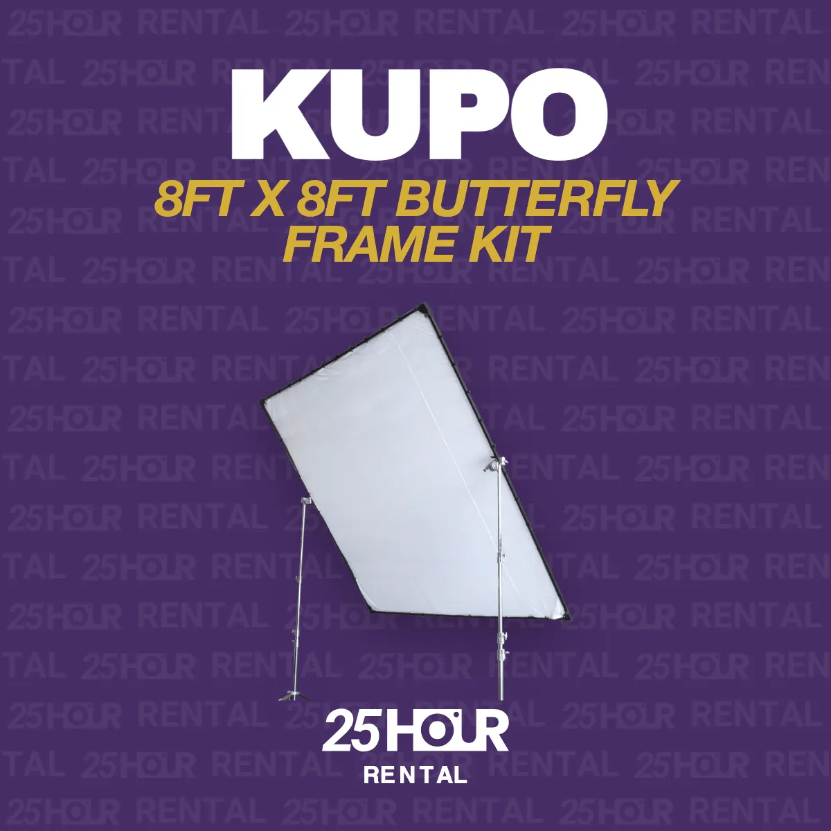 KUPO 8ft x 8ft Butterfly Frame Kit