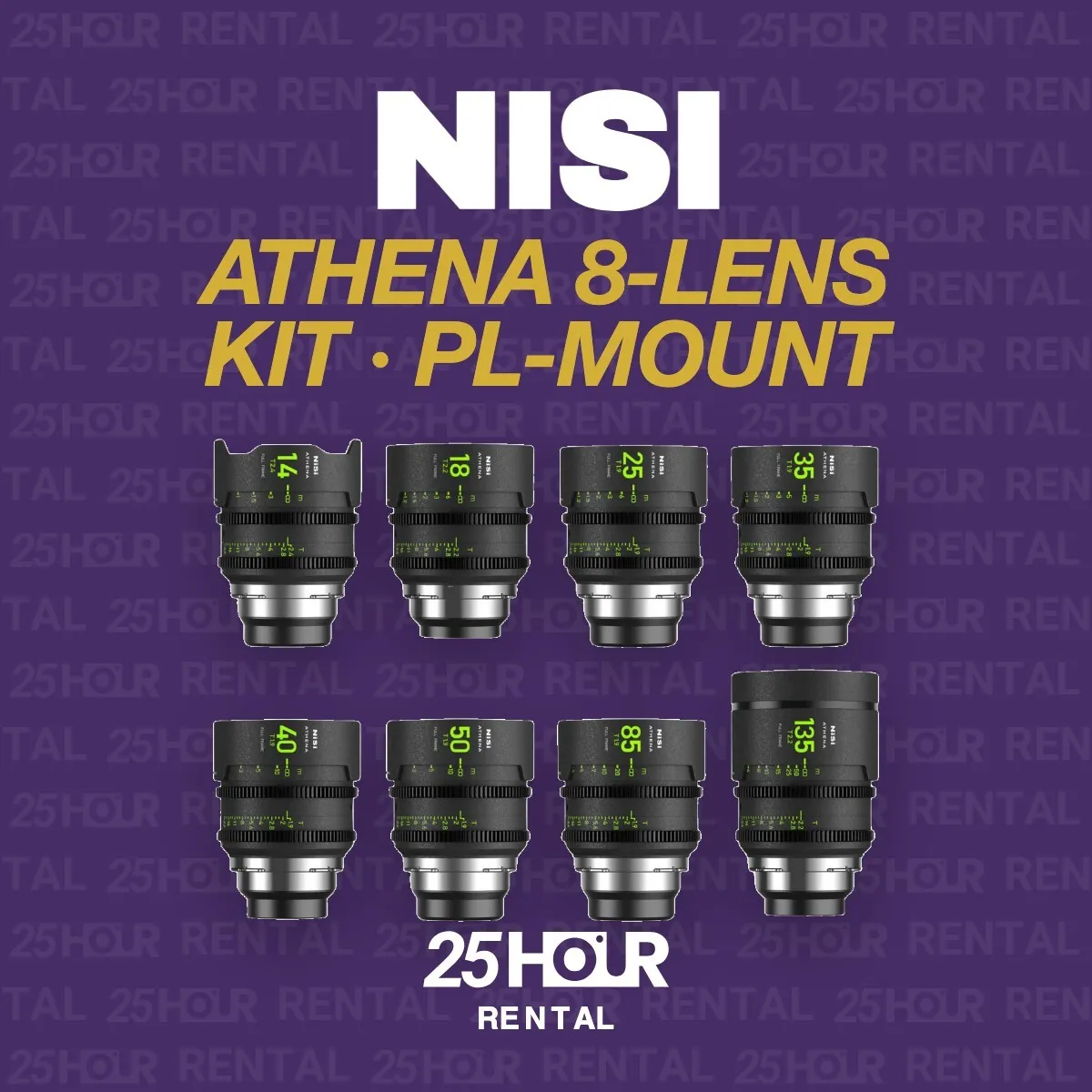 Nisi Athena 8 Lens Kit - PL Mount