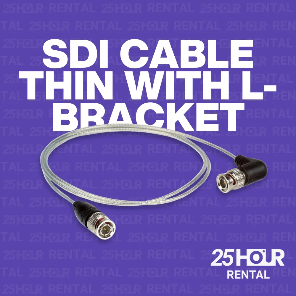 SDI CABLE THIN - WITH L-BRACKET - MULTIPLE LENGTHS