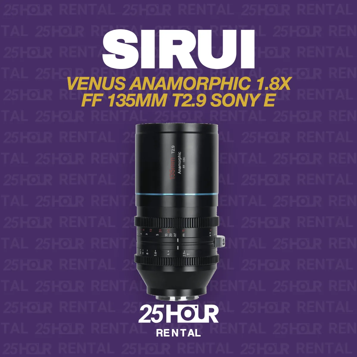 SIRUI VENUS ANAMORPHIC 1,8x - FF 135MM T2.9 SONY E-MOUNT