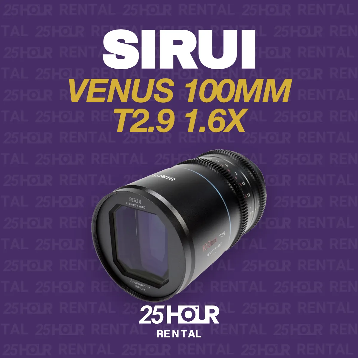 SIRUI VENUS ANAMORPHIC 1,6x - FF 100MM T2.9 SONY E-MOUNT
