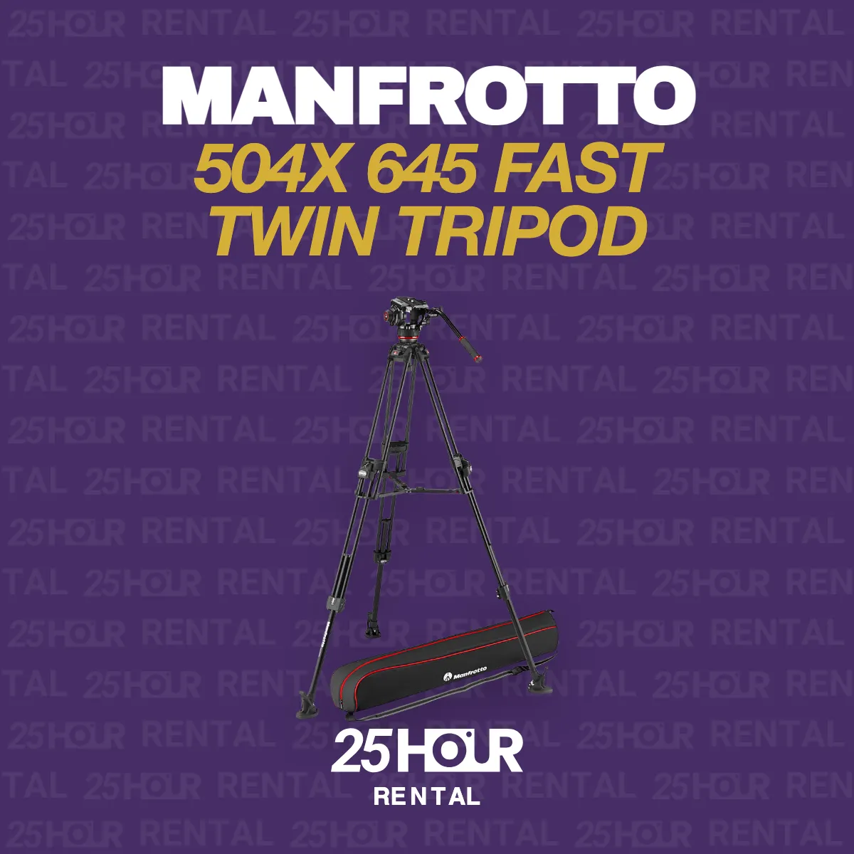 Manfrotto 504X 645 - Fast Twin tripod