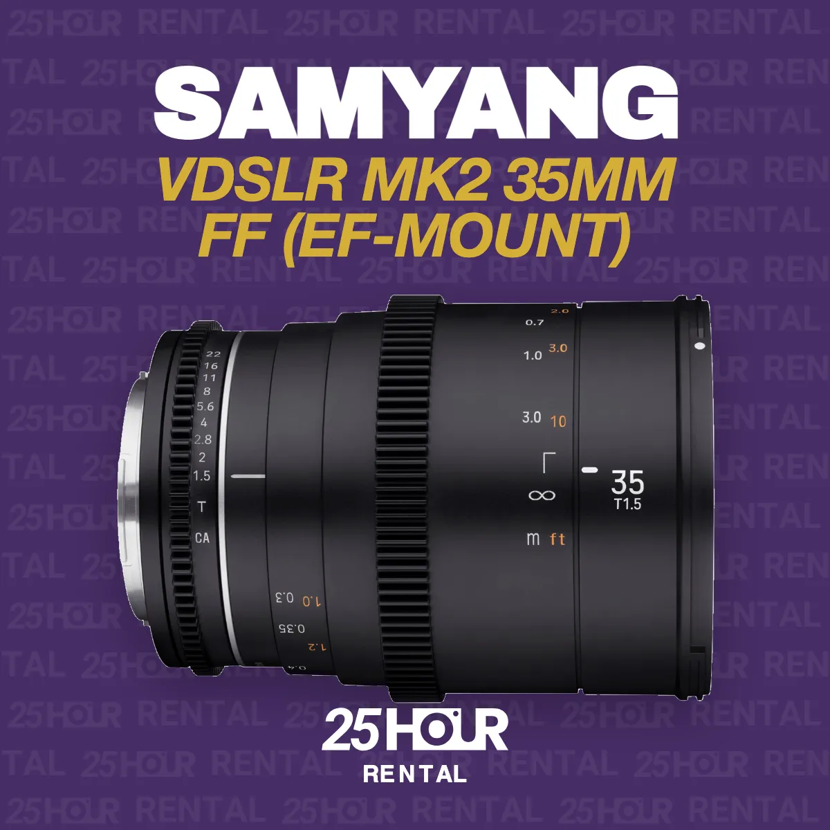 SAMYANG VDSLR MK2 35MM FF (EF-MOUNT)