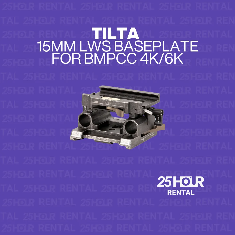 TILTA 15MM LWS BASEPLATE FOR BMPCC 4K/6K