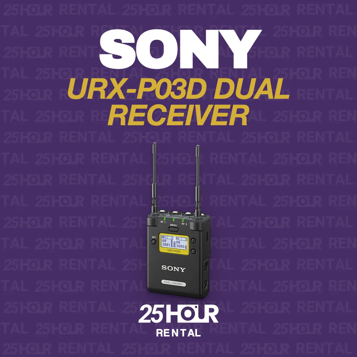 SONY URX-P03D DOUBLE RECIVER