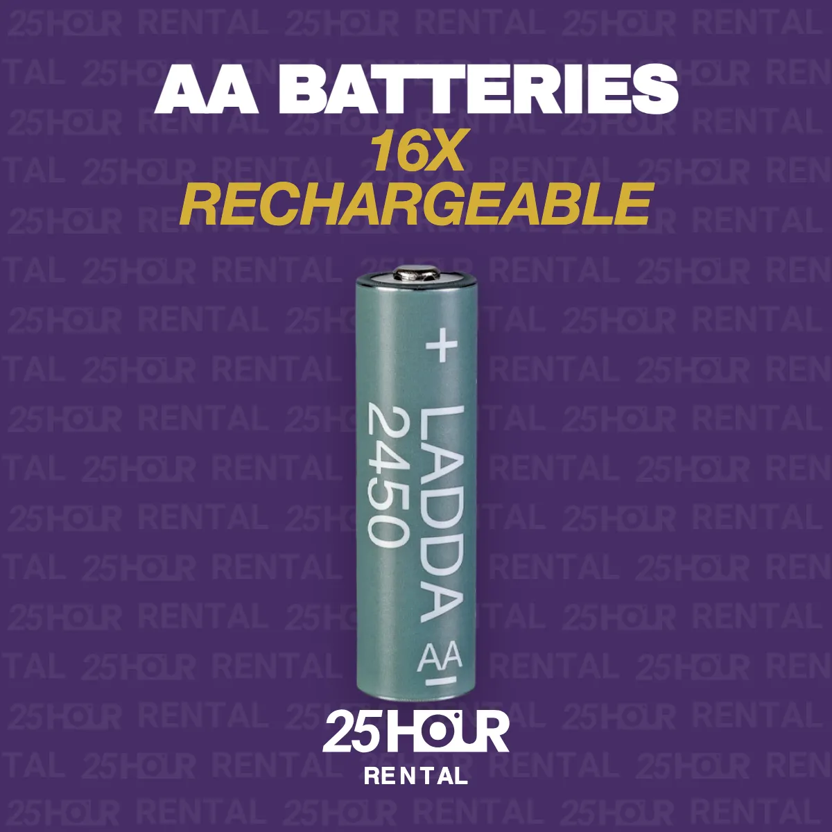 16 x rechargeable AA batteries
