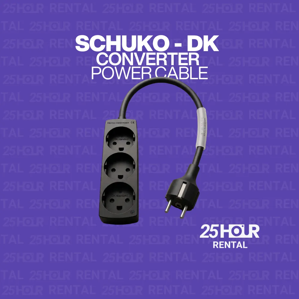Schuko - DK Converter Power Cable