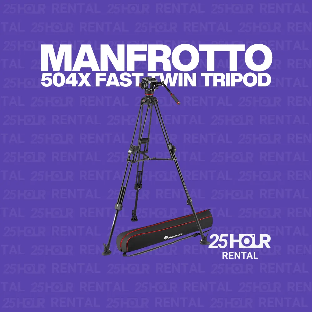 Manfrotto 504X 645 - Fast Twin tripod