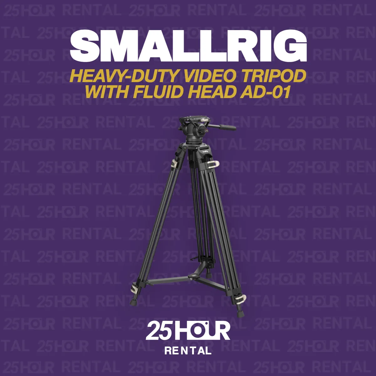 Smallrig Heavy-Duty Video Tripod with Fluid Head