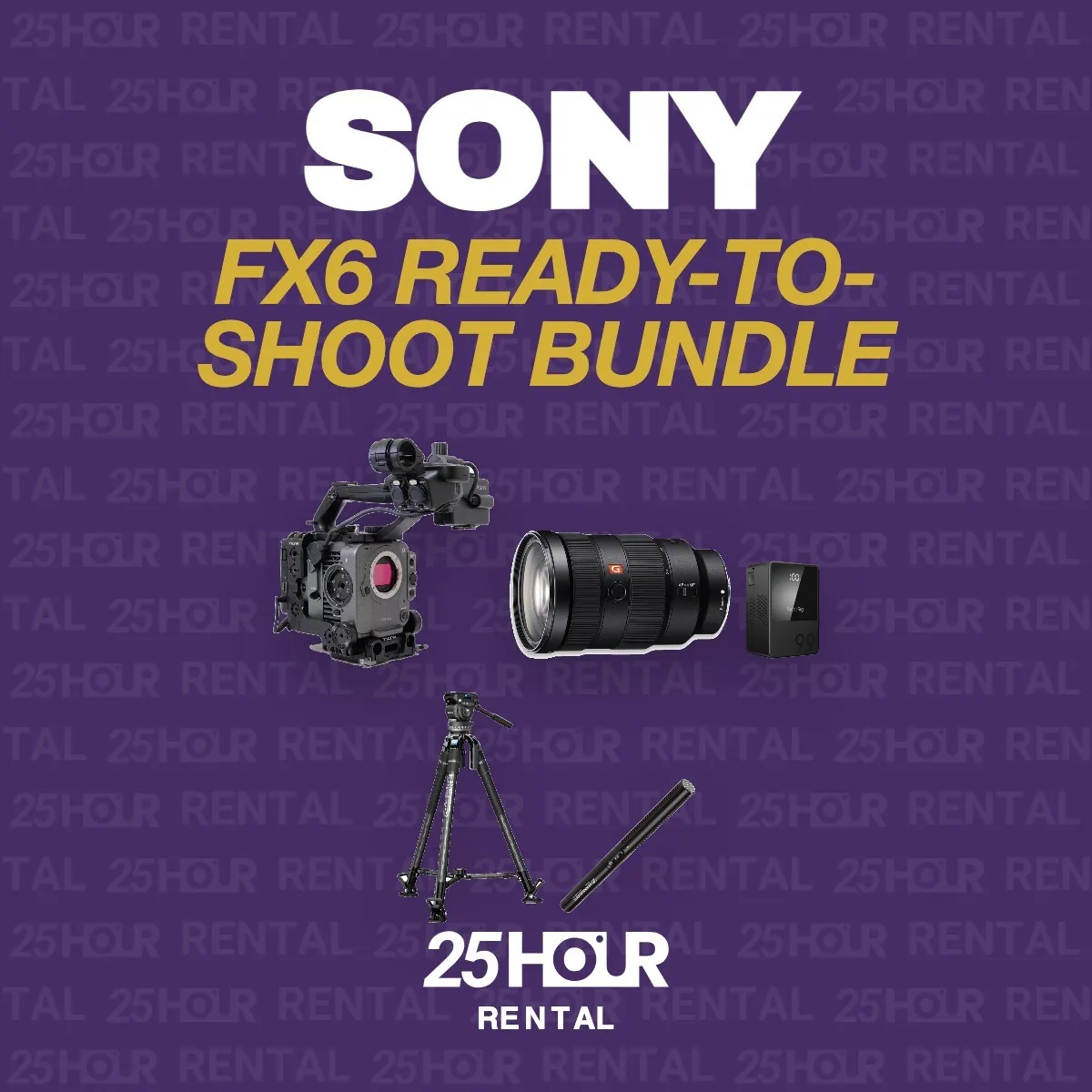 SONY FX6 READY TO SHOOT BUNDLE