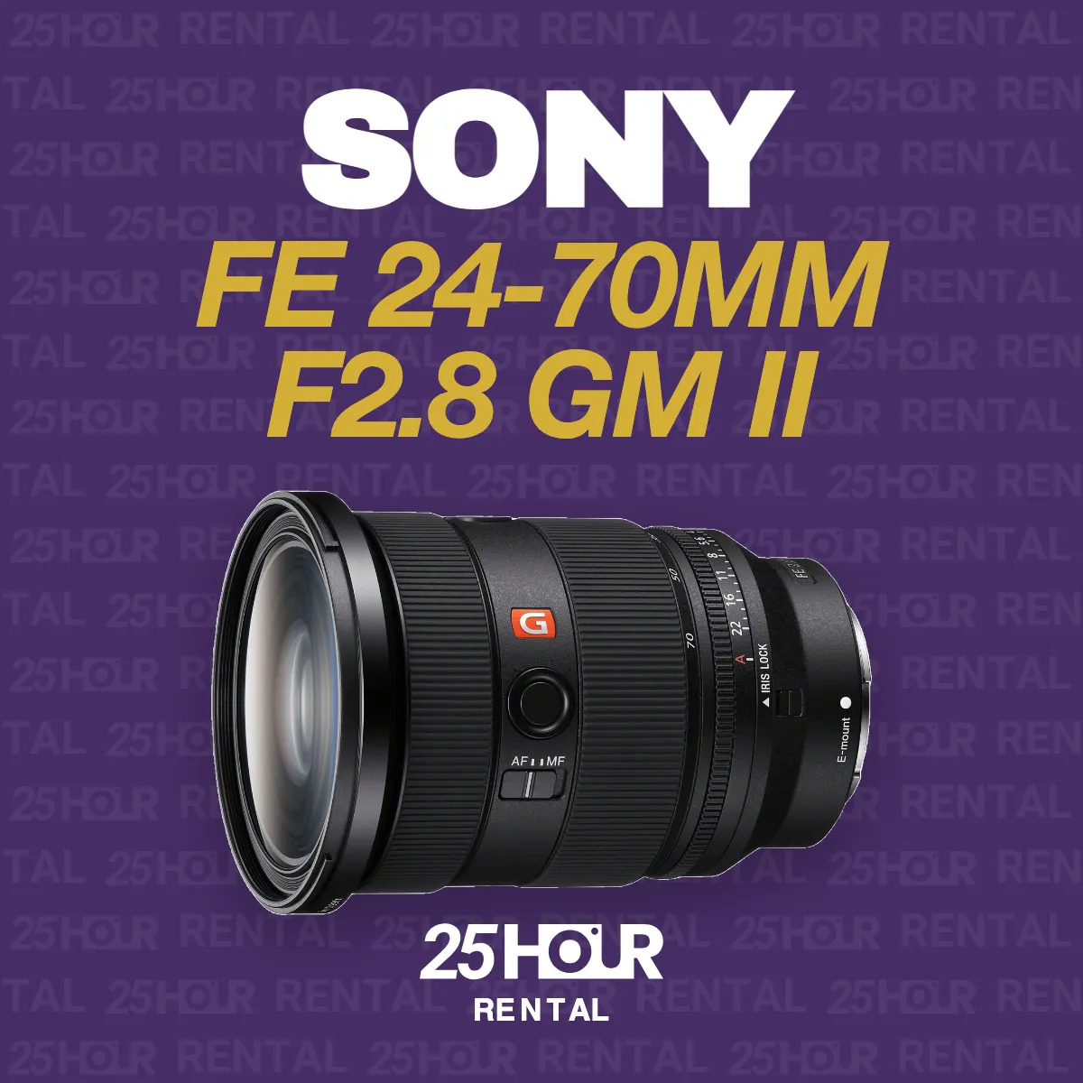 SONY FE 24-70MM F/2.8 GM MK II