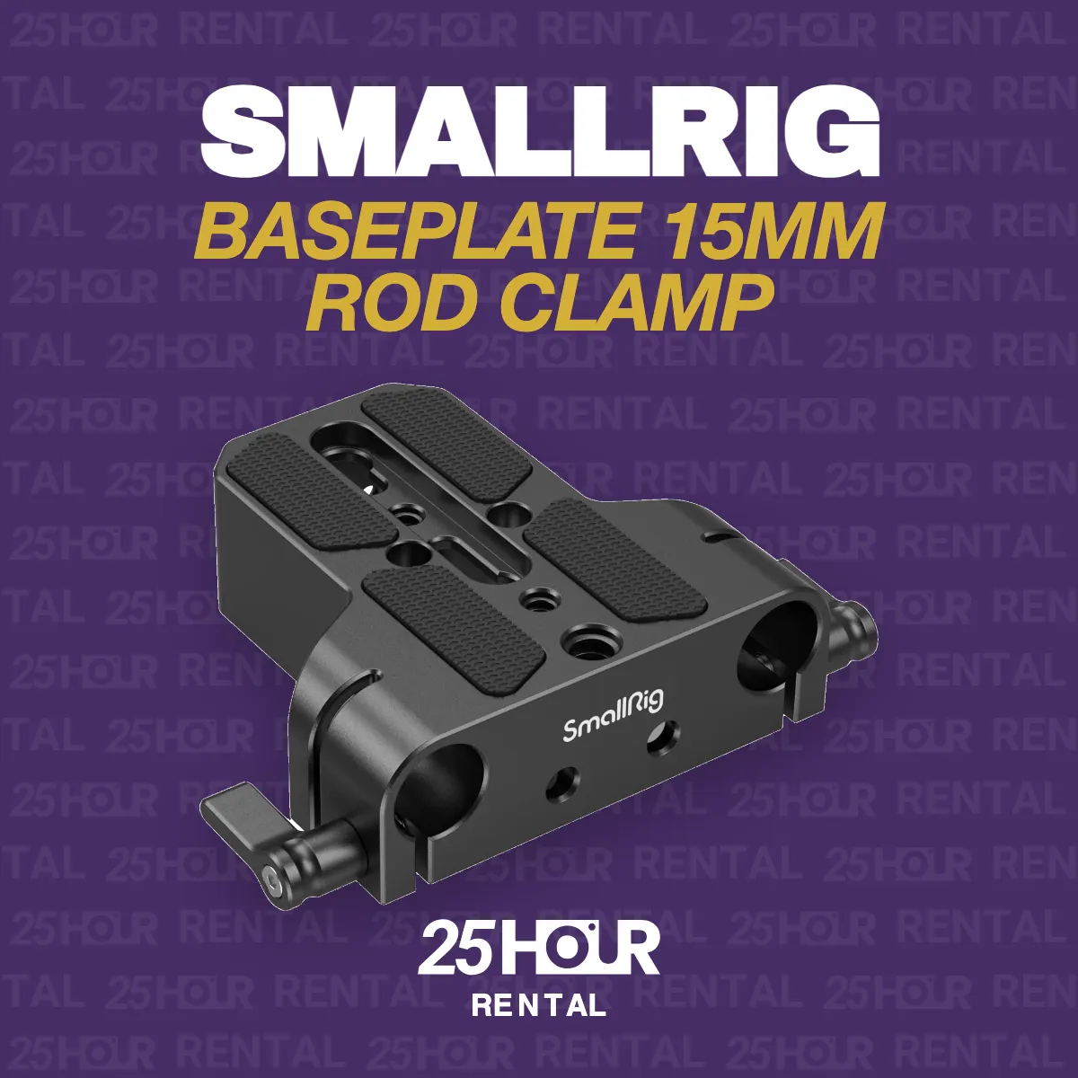 SMALLRIG BASEPLATE 15MM ROD CLAMP