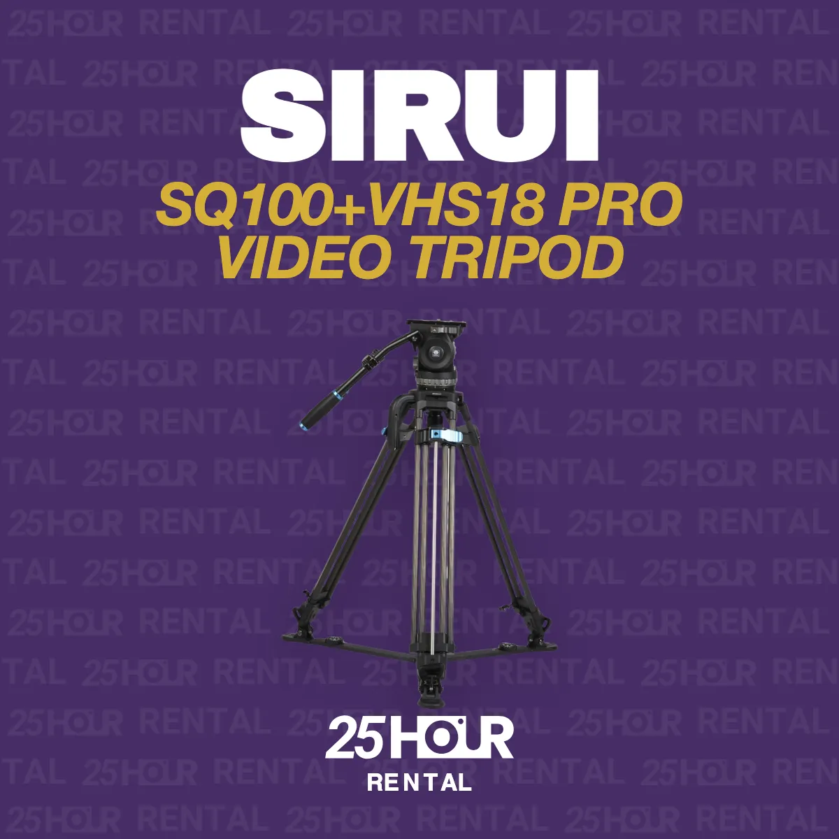 Sirui SQ100+VHS18 Pro Video Tripod
