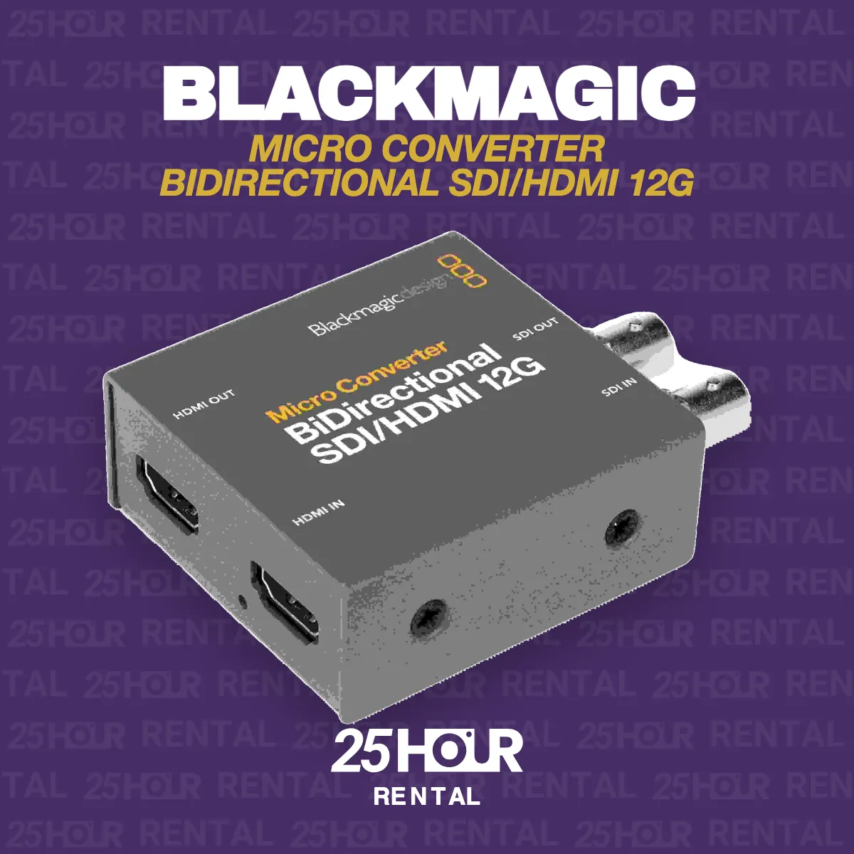 MICRO CONVERTER BIDIRECTIONAL SDI/HDMI 12G