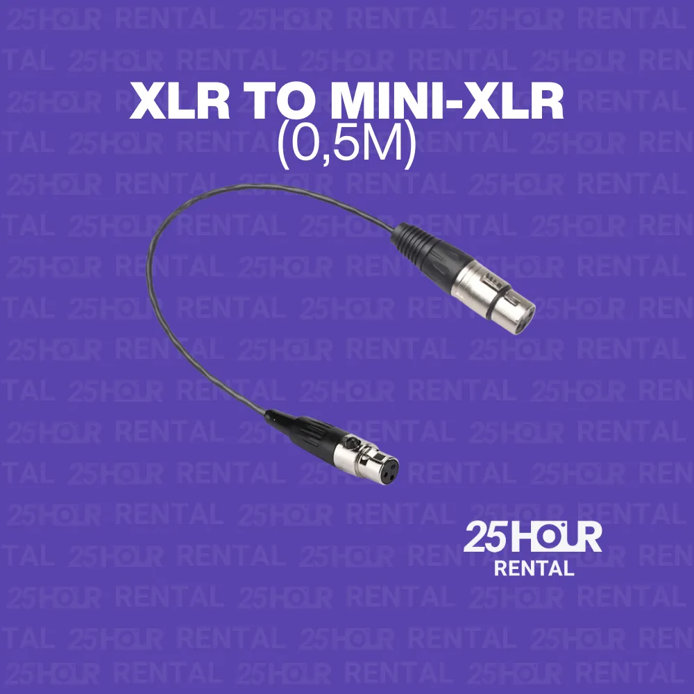 XLR TO MINI-XLR (0,5M)