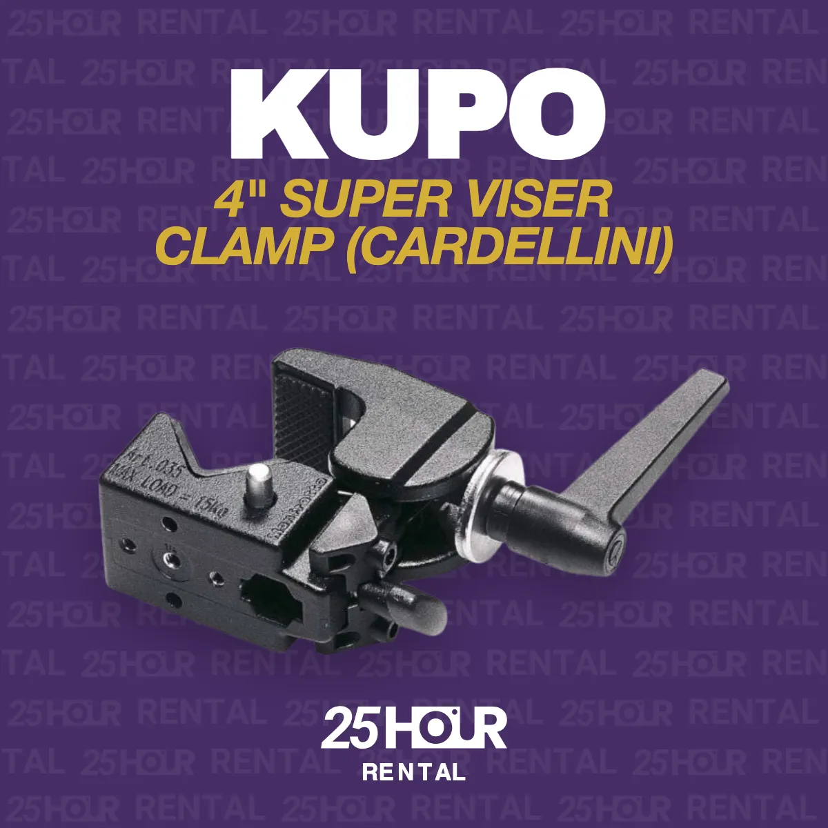 KUPO  4" Super Viser Clamp (Cardellini)