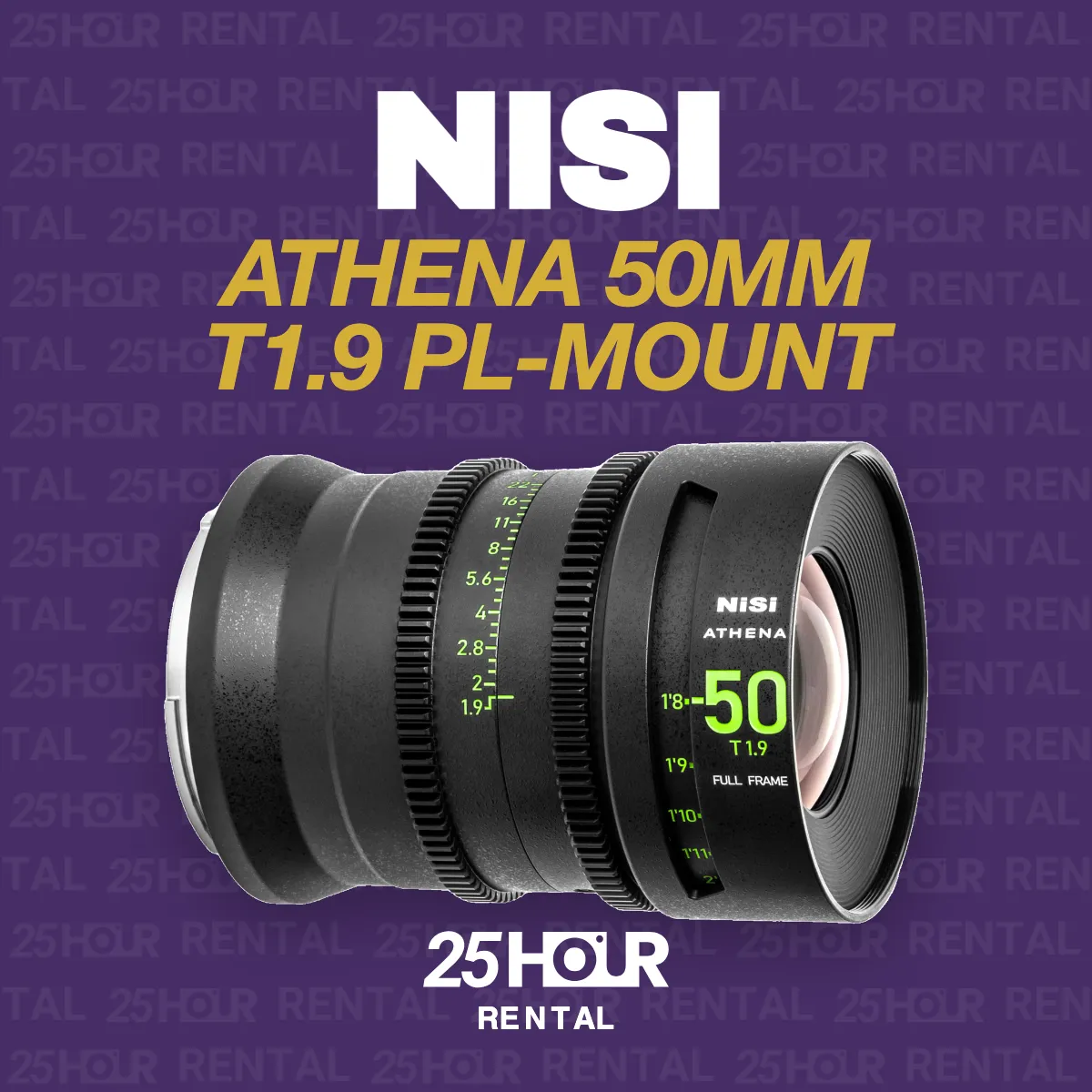 NISI ATHENA 50MM T1.9 PL-MOUNT