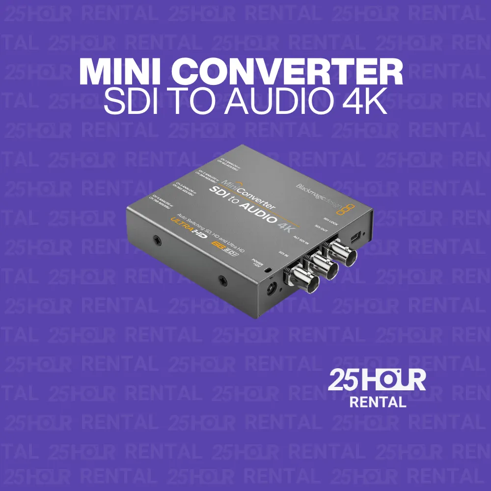 Mini Converter SDI to Audio 4K