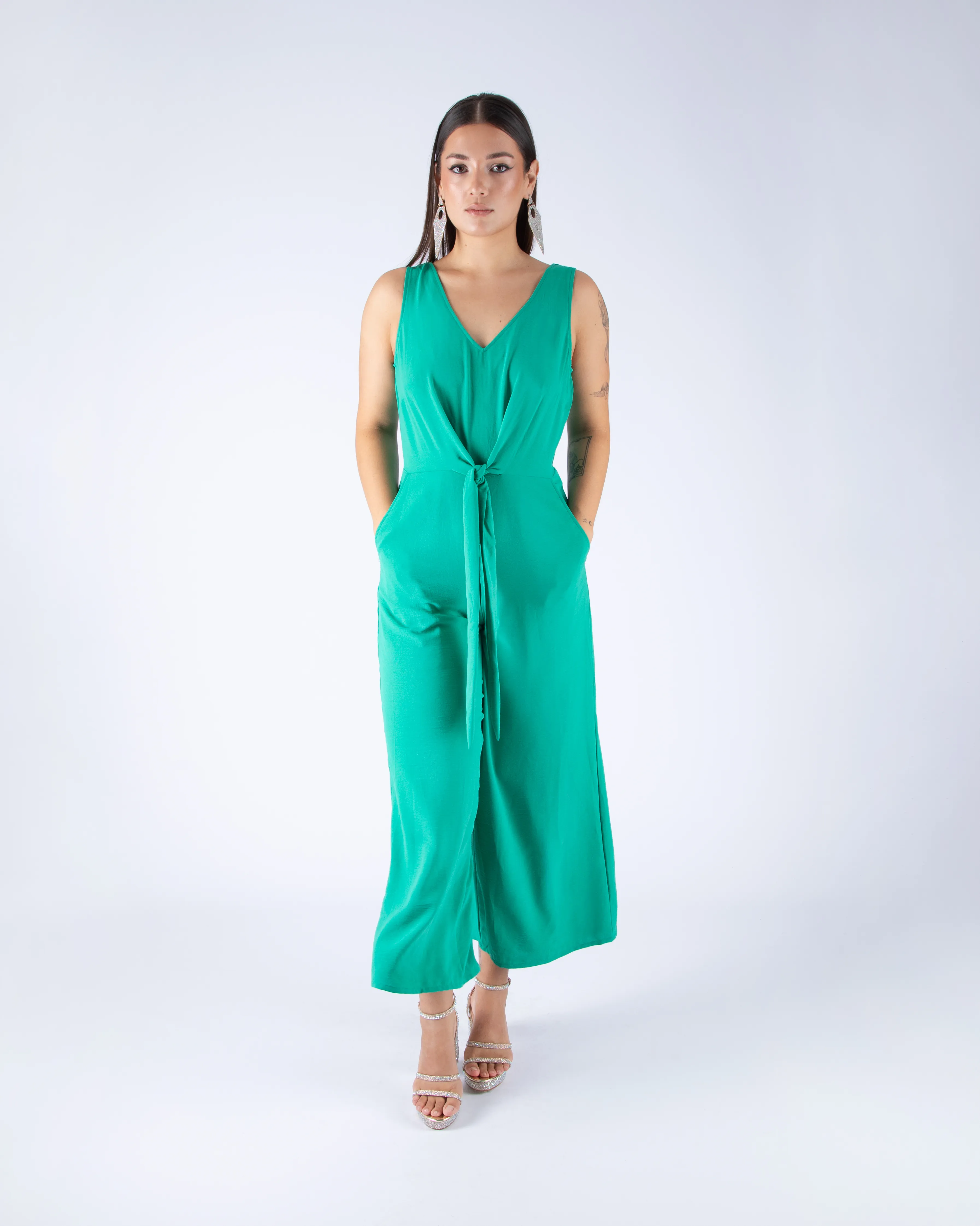 MONO VERDE CON LAZO ADELANTE