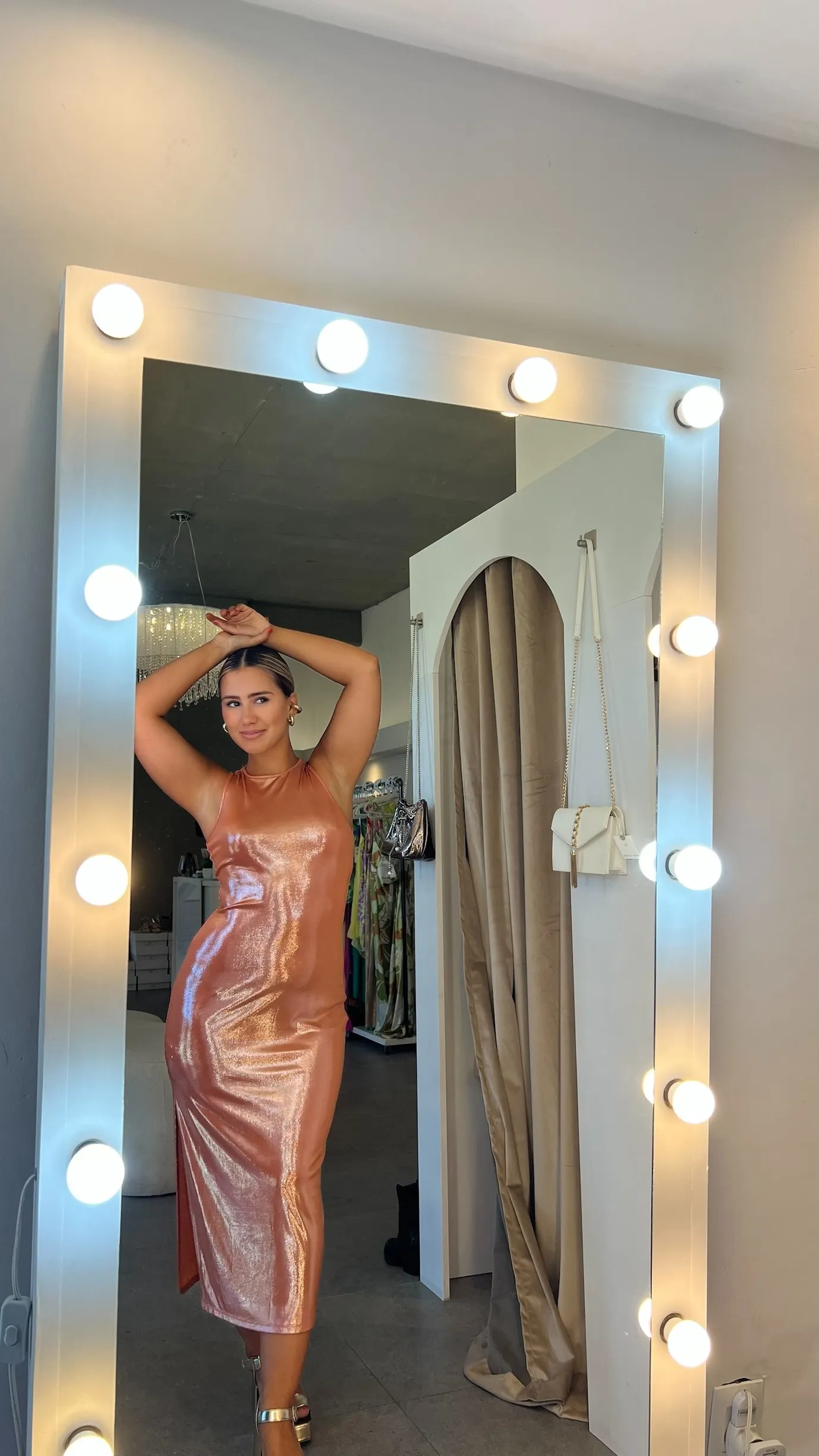 SOLERA LARGA METALIZADA NARANJA