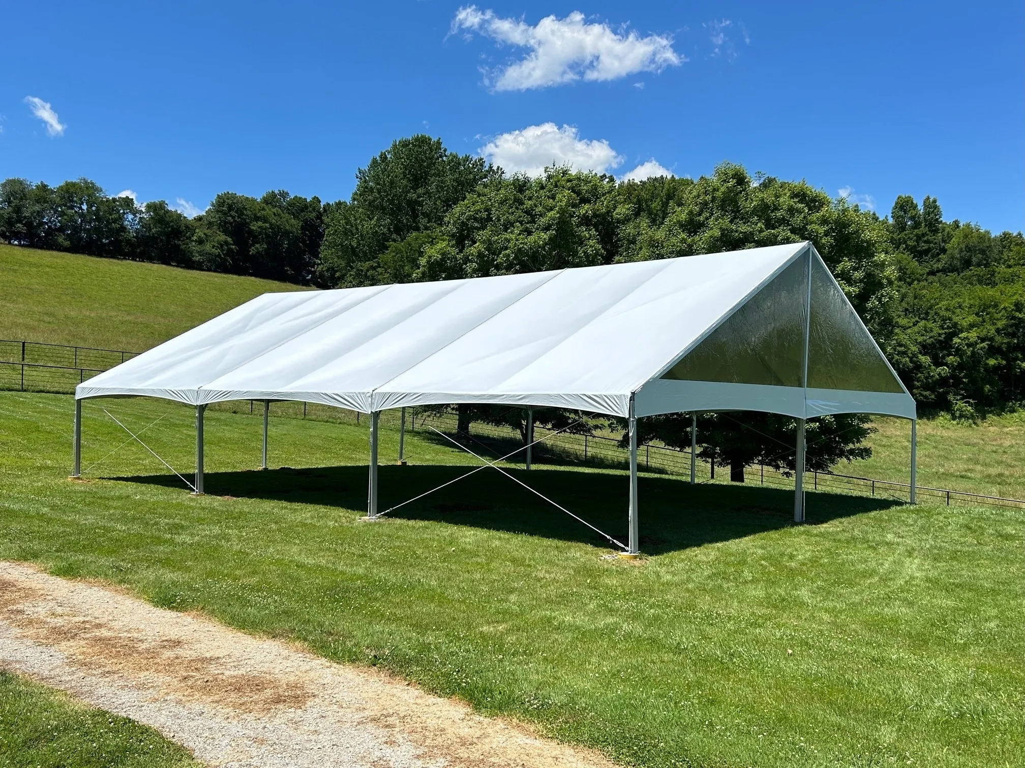 40' Wide Gable Frame Tent