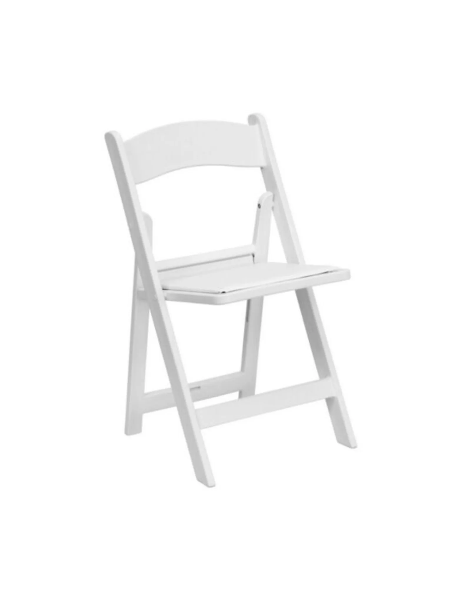 White Padded Garden Chair