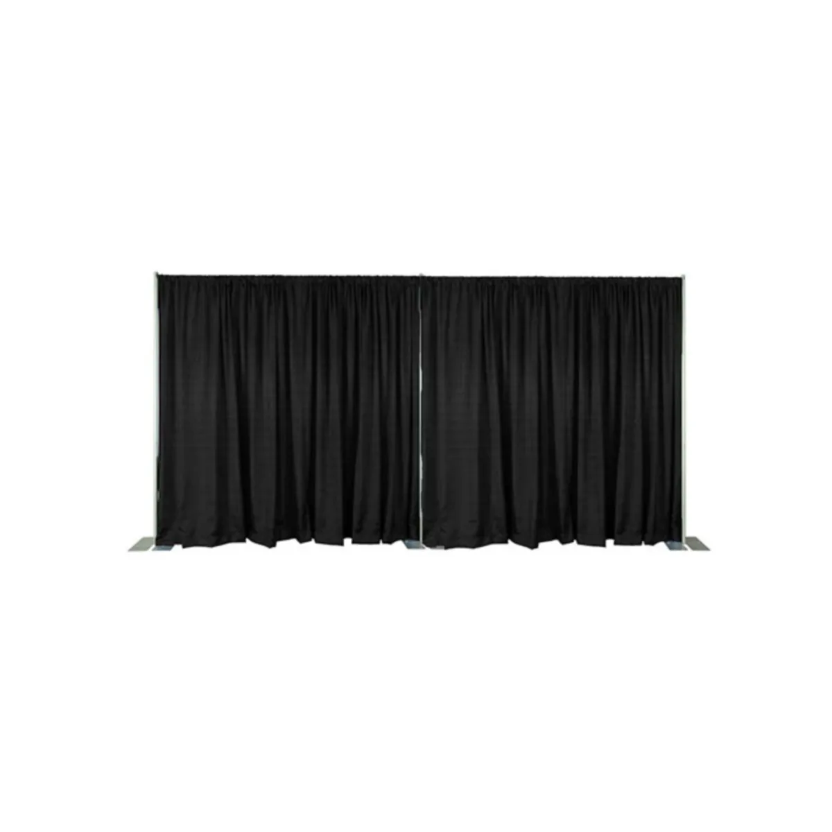 Pipe and Drape Black 8' high