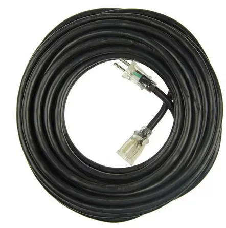BlackBlack  extension cords 12 awg with lighted ends - 200ftt