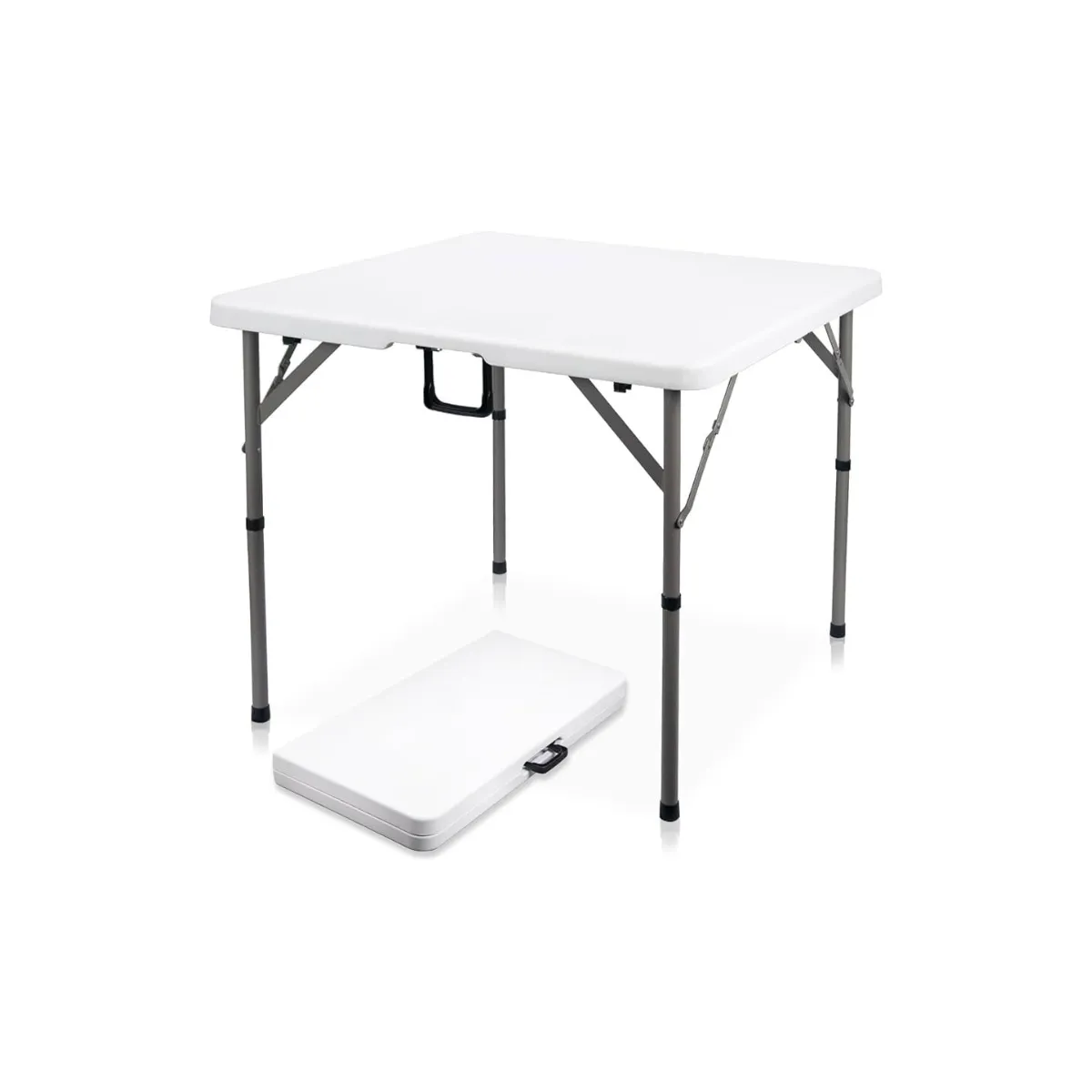 34" by 34" square folding table